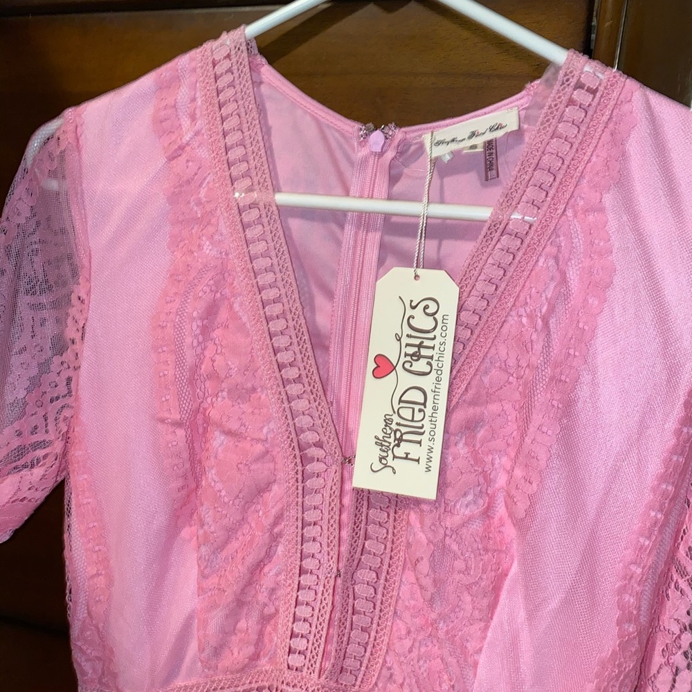 Gorgeous Boho Lace Detailed Dress - Picture 4 of 8